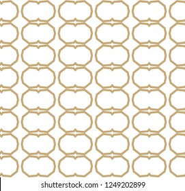 Seamless geometric ornamental vector pattern