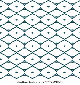 Seamless geometric ornamental vector pattern