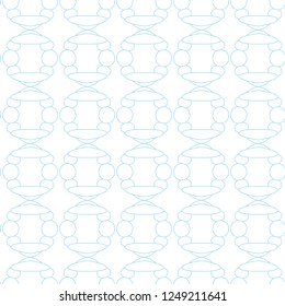 Seamless geometric ornamental vector pattern