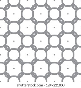 Seamless geometric ornamental vector pattern