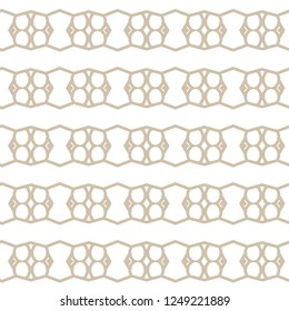 Seamless geometric ornamental vector pattern