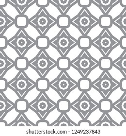 Seamless geometric ornamental vector pattern