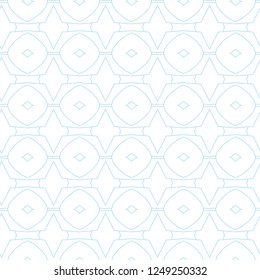 Seamless geometric ornamental vector pattern