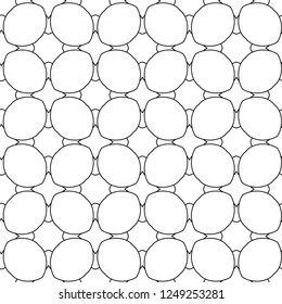 Seamless geometric ornamental vector pattern