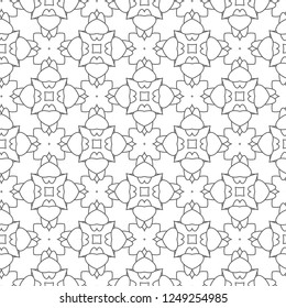 Seamless geometric ornamental vector pattern