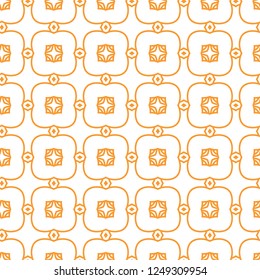 Seamless geometric ornamental vector pattern