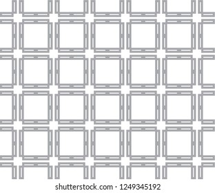 Seamless geometric ornamental vector pattern