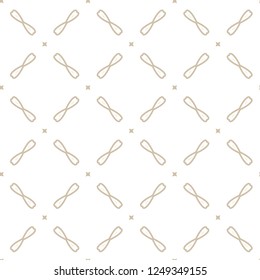 Seamless geometric ornamental vector pattern