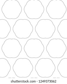 Seamless geometric ornamental vector pattern