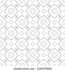 Seamless geometric ornamental vector pattern