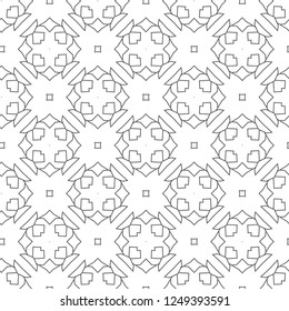 Seamless geometric ornamental vector pattern