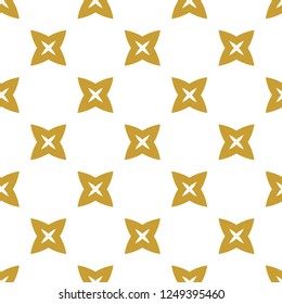 Seamless geometric ornamental vector pattern