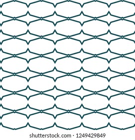 Seamless geometric ornamental vector pattern