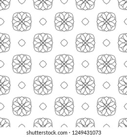 Seamless geometric ornamental vector pattern