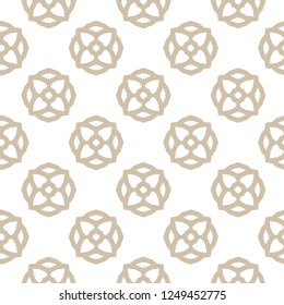 Seamless geometric ornamental vector pattern