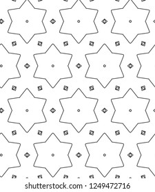 Seamless geometric ornamental vector pattern
