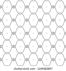 Seamless geometric ornamental vector pattern