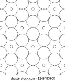 Seamless geometric ornamental vector pattern