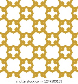 Seamless geometric ornamental vector pattern