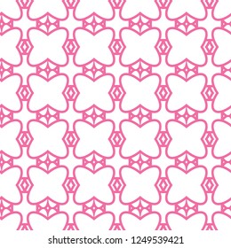 Seamless geometric ornamental vector pattern