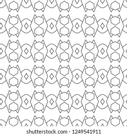 Seamless geometric ornamental vector pattern