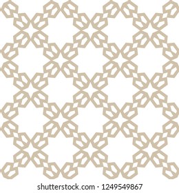 Seamless geometric ornamental vector pattern