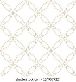 Seamless geometric ornamental vector pattern