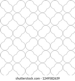 Seamless geometric ornamental vector pattern