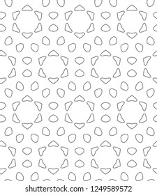 Seamless geometric ornamental vector pattern