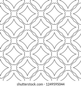 Seamless geometric ornamental vector pattern