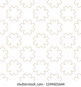 Seamless geometric ornamental vector pattern