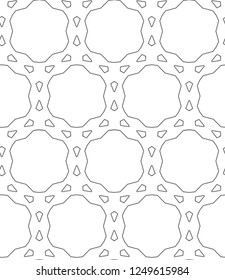 Seamless geometric ornamental vector pattern
