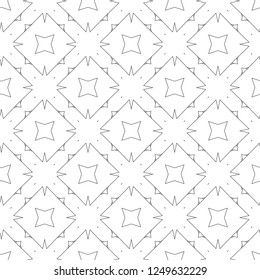 Seamless geometric ornamental vector pattern