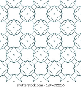 Seamless geometric ornamental vector pattern