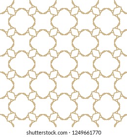 Seamless geometric ornamental vector pattern
