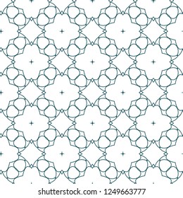 Seamless geometric ornamental vector pattern