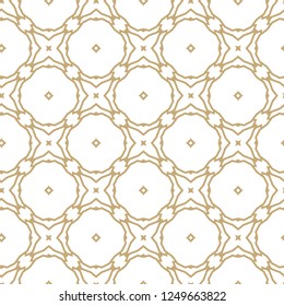 Seamless geometric ornamental vector pattern