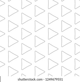 Seamless geometric ornamental vector pattern