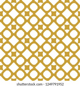 Seamless geometric ornamental vector pattern