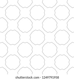 Seamless geometric ornamental vector pattern
