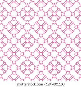 Seamless geometric ornamental vector pattern