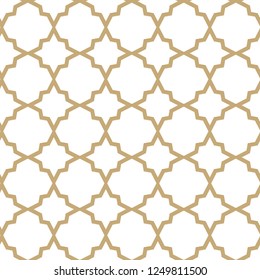 Seamless geometric ornamental vector pattern