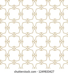 Seamless geometric ornamental vector pattern
