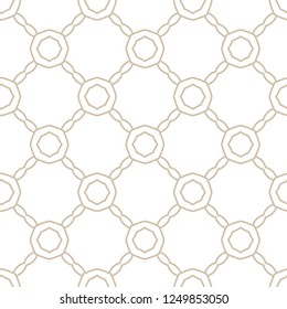 Seamless geometric ornamental vector pattern