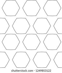 Seamless geometric ornamental vector pattern