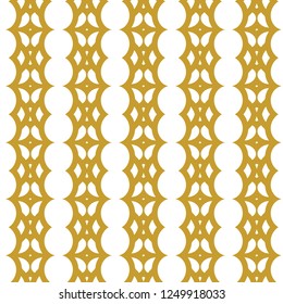Seamless geometric ornamental vector pattern