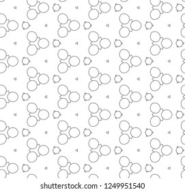 Seamless geometric ornamental vector pattern
