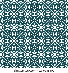 Seamless geometric ornamental vector pattern