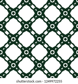 Seamless geometric ornamental vector pattern
