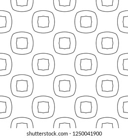 Seamless geometric ornamental vector pattern